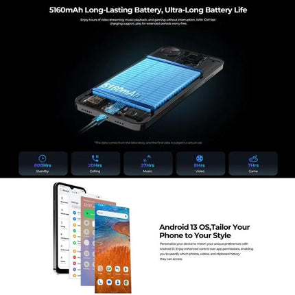 HOTWAV Note 13 6.6 Inch Android Smartphone With Side Fingerprint