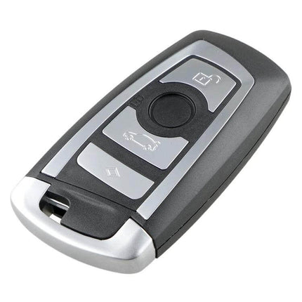 Complete BMW CAS4 Remote Car Key with Integrated Battery and Chip - replacement remote key with integrated chip and battery, requires programming