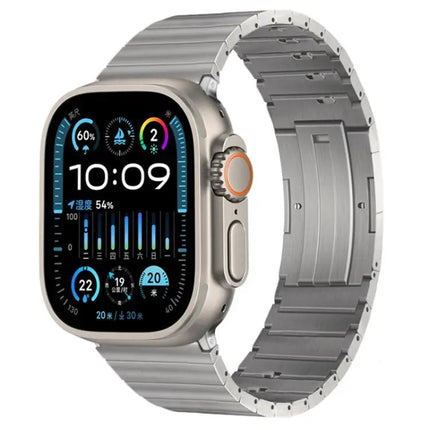 Titanium Metal Watch Band For Apple Watch 40 42 44 45 46 49mm