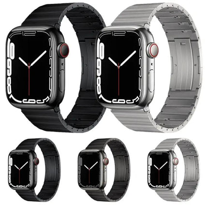 PG65 Titanium Metal Watch Band For Apple Watch 41/45/44/40mm