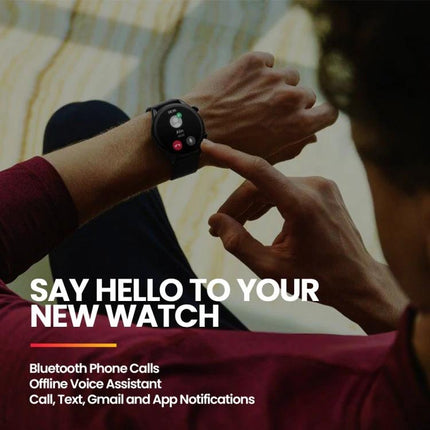 Zeblaze Smart Watch for Daily Wellness and Connectivity on wrist showing incoming call and notifications