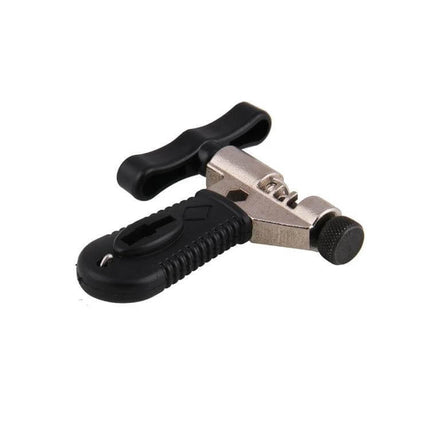 Bicycle Chain Cutter Stainless Steel for Easy Chain Breaker and Repair — compact stainless steel chain pin remover with ergonomic black handle for roadside bike repairs
