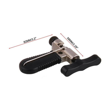 Bicycle Chain Cutter Stainless Steel for Easy Chain Breaker and Repair - compact stainless steel chain pin remover and replacer with ergonomic handle