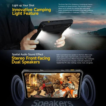 Ulefone Armor Pad 3 Rugged 10.36in Android 13 Tablet 8GB