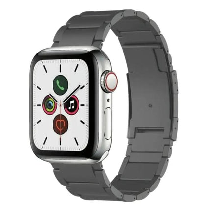 Titanium Metal Watch Band Adjustable For Apple Watch 38-44mm