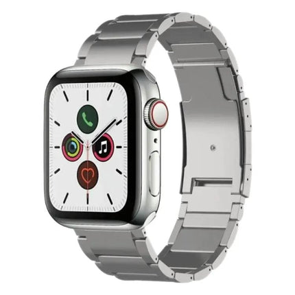 Titanium Metal Watch Band Adjustable For Apple Watch 38-44mm