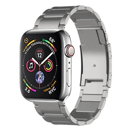 Titanium Metal Watch Band Adjustable For Apple Watch 38-44mm