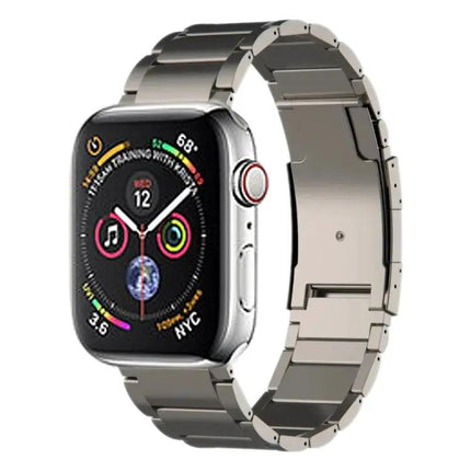 Titanium Metal Watch Band Adjustable For Apple Watch 38-44mm