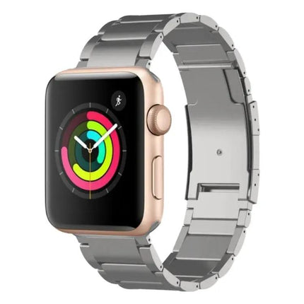 Titanium Metal Watch Band Adjustable For Apple Watch 38-44mm