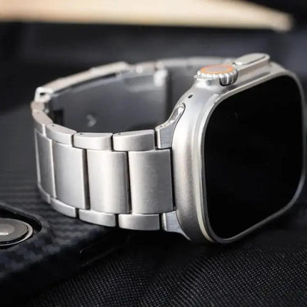 Titanium Metal Watch Band Adjustable For Apple Watch 38-44mm