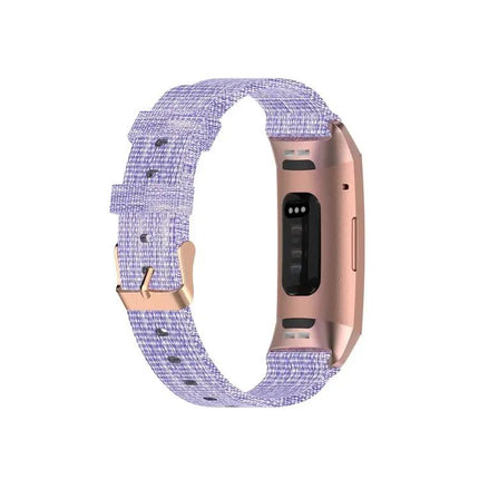 Braided Nylon Band Plastic Connector For Fitbit Charge 3/4