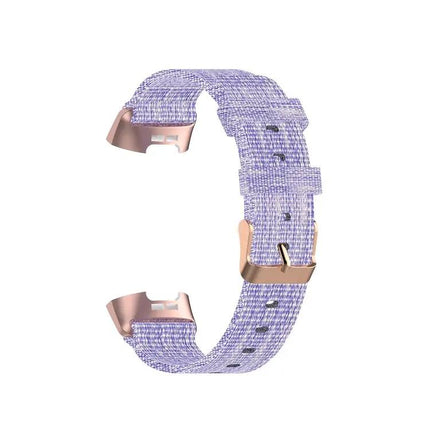 Braided Nylon Band Plastic Connector For Fitbit Charge 3/4