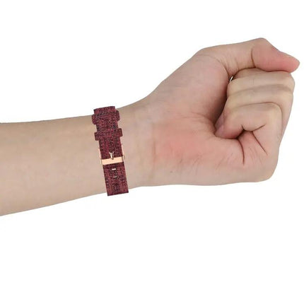 Braided Nylon Band Plastic Connector For Fitbit Charge 3/4