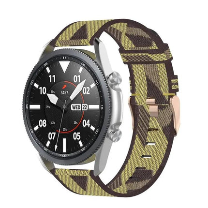 20mm Woven Nylon Band For Galaxy Watch 3 41mm Free Size