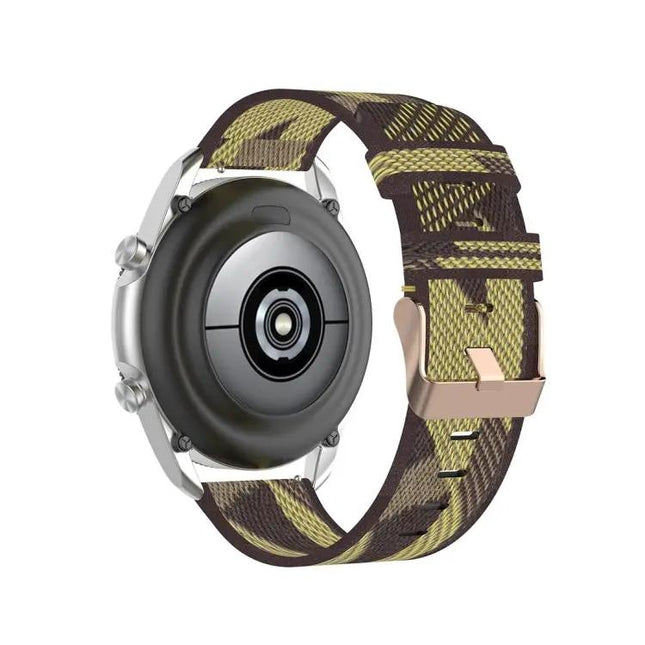 20mm Woven Nylon Band For Galaxy Watch 3 41mm Free Size