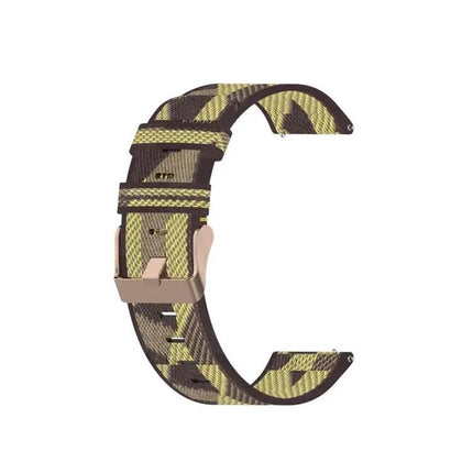 20mm Woven Nylon Band For Galaxy Watch 3 41mm Free Size