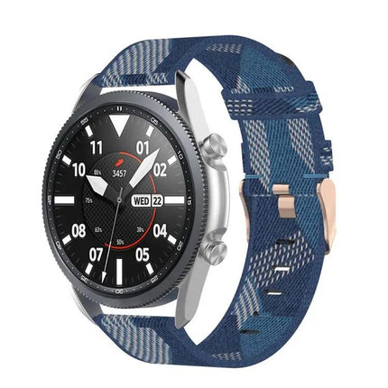 20mm Woven Nylon Band For Galaxy Watch 3 41mm Free Size