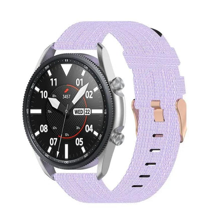 20mm Woven Nylon Band For Galaxy Watch 3 41mm Free Size