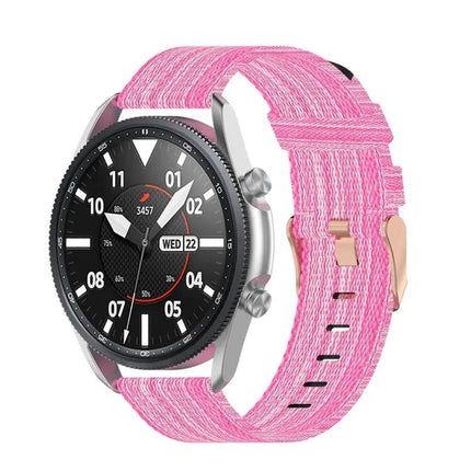 20mm Woven Nylon Band For Galaxy Watch 3 41mm Free Size