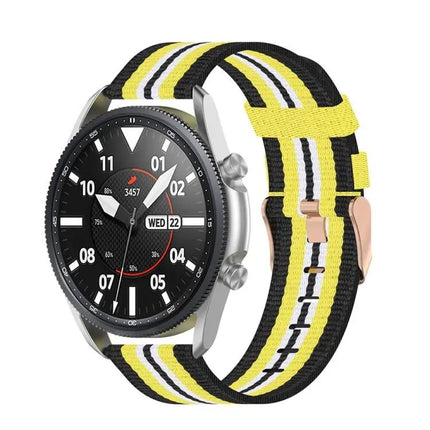20mm Woven Nylon Band For Galaxy Watch 3 41mm Free Size