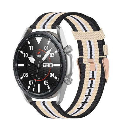20mm Woven Nylon Band For Galaxy Watch 3 41mm Free Size