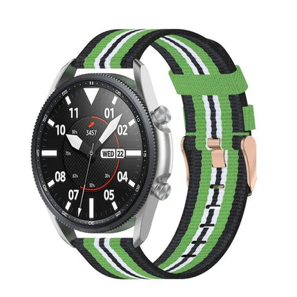 20mm Woven Nylon Band For Galaxy Watch 3 41mm Free Size