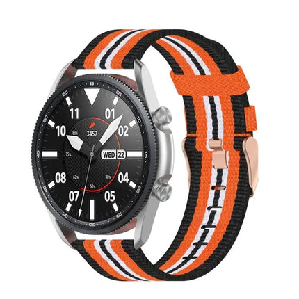 20mm Woven Nylon Band For Galaxy Watch 3 41mm Free Size