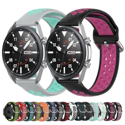 Silicone Two-Tone Sport Strap 20mm for Galaxy Watch 41mm