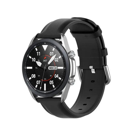20mm Round Tail Leather Strap For Galaxy Watch 41mm