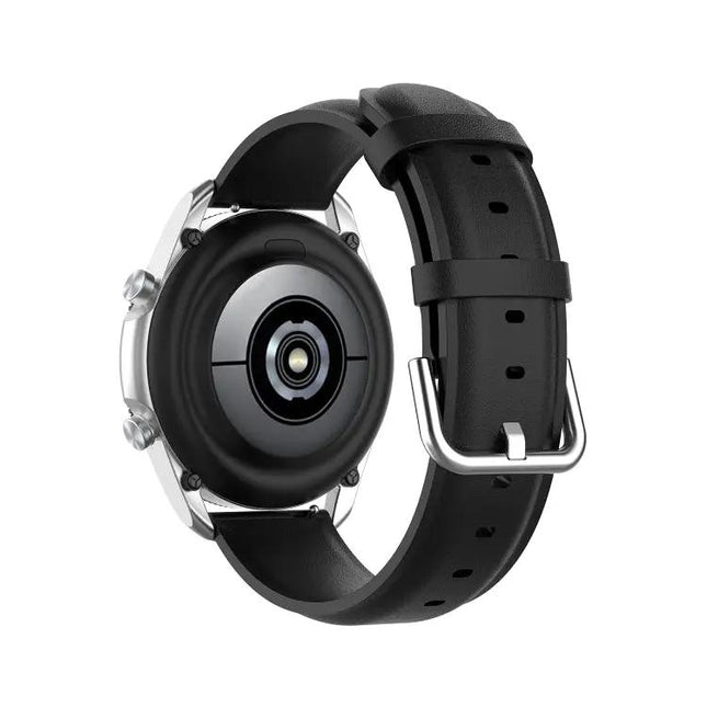 20mm Round Tail Leather Strap For Galaxy Watch 41mm