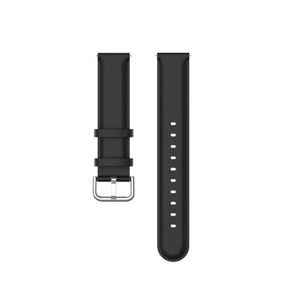 20mm Round Tail Leather Strap For Galaxy Watch 41mm