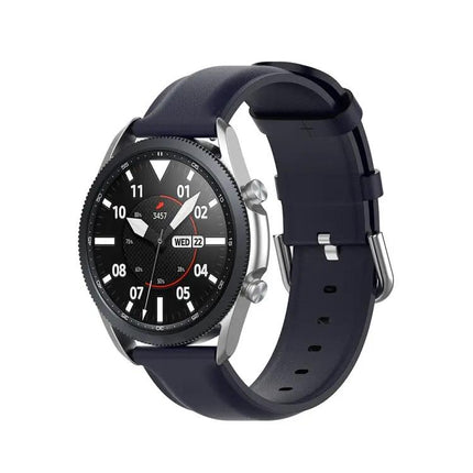 20mm Round Tail Leather Strap For Galaxy Watch 41mm