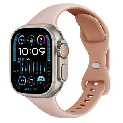 Two Color Slim Silicone Apple Watch Band 40/45/49mm