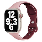 For Apple Watch SE 2022 44mm / Pink Wine Red