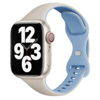 For Apple Watch SE 44mm / White Fog Blue