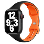 For Apple Watch SE 44mm / Black Orange