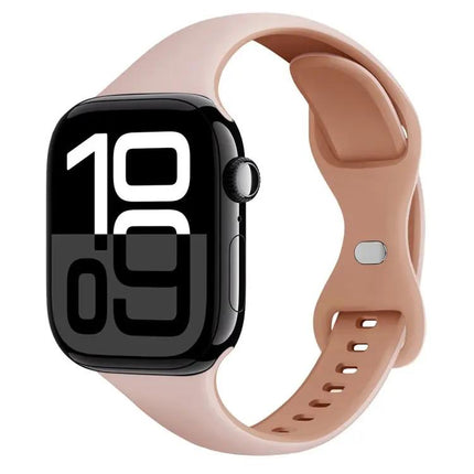 Two-Color Silicone Apple Watch Band Butterfly 42/44/46mm