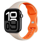 For Apple Watch Series 10 42mm / Starlight Orange