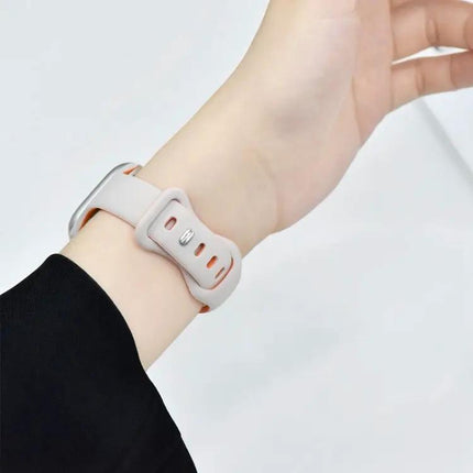 Two-Color Silicone Butterfly Band Apple Watch 40/44mm