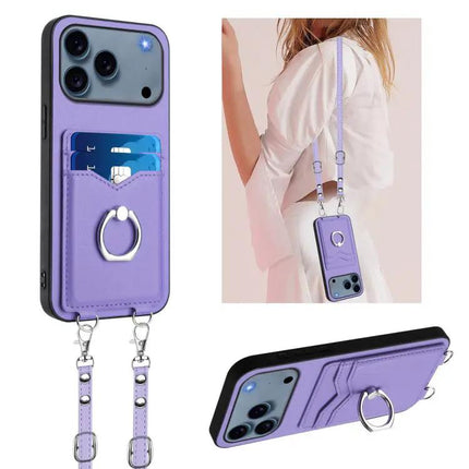 Crossbody Phone Case With Card Holder For Daily Outings