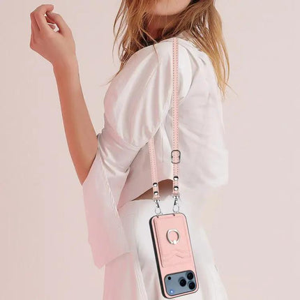 Crossbody Phone Case With Card Holder For Daily Outings