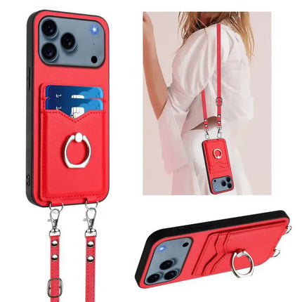 Crossbody Phone Case With Card Holder For Daily Outings