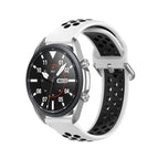 For Galaxy Watch 3 45mm / White Black