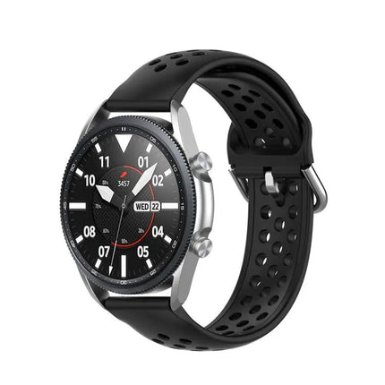 22mm Silicone Two-Tone Sports Strap For Galaxy Watch 45mm