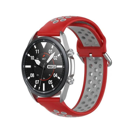 22mm Silicone Two-Tone Sports Strap For Galaxy Watch 45mm