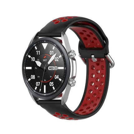22mm Silicone Two-Tone Sports Strap For Galaxy Watch 45mm
