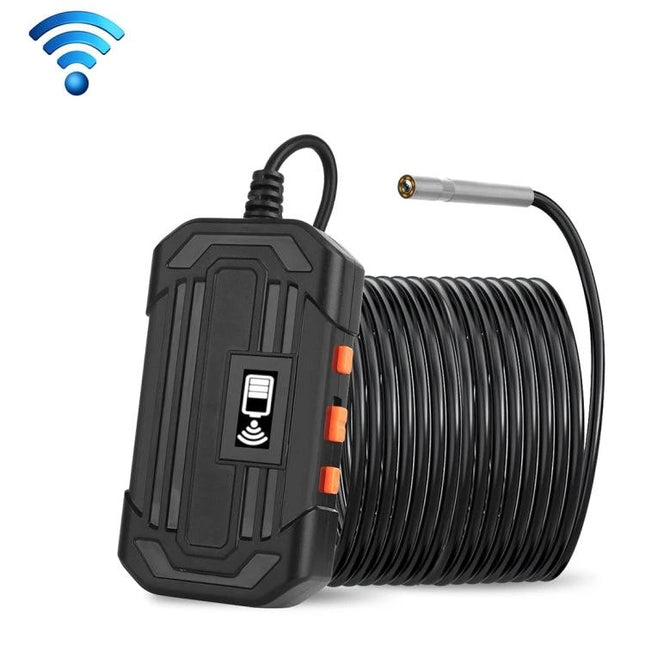 Waterproof Digital Endoscope for Inspecting Hard-to-Reach Areas - waterproof WiFi borescope with adjustable LEDs for plumbing, automotive, electrical inspection
