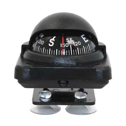 Nisa Compass for Daily Car Travel and Dashboard Decor compact dashboard-mounted compass with clear directional dial and suction cup base