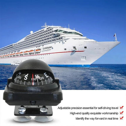 Nisa Compass for Daily Car Travel and Dashboard Decor - compact dashboard compass for everyday driving and stylish car decor