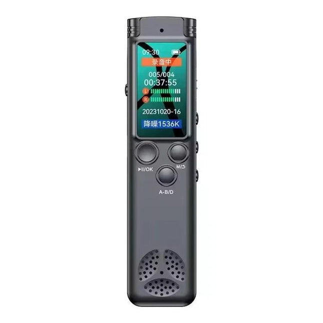 Handy Voice Recorder for Everyday Home and Office Tasks - compact digital recorder with color screen, one-key recording, WAV/MP3 support
